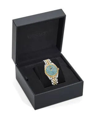 Versace V-Code Lady 36mm ブルー - サムネイル5