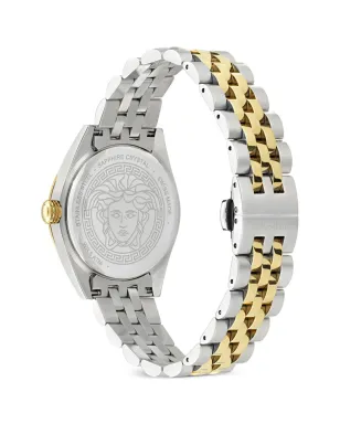 Versace V-Code Lady 36mm ブルー - サムネイル3
