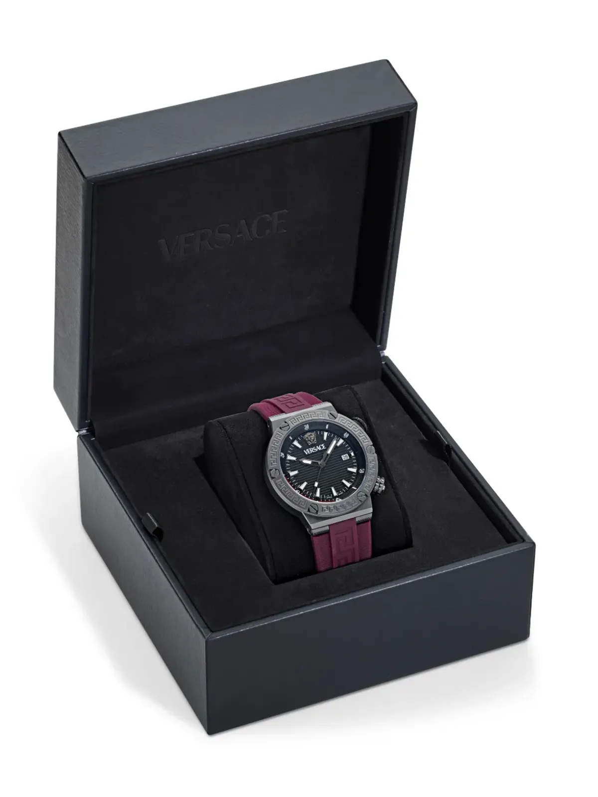 Versace グレカ ロゴ ダイバー 43mm - ブラック - 画像5