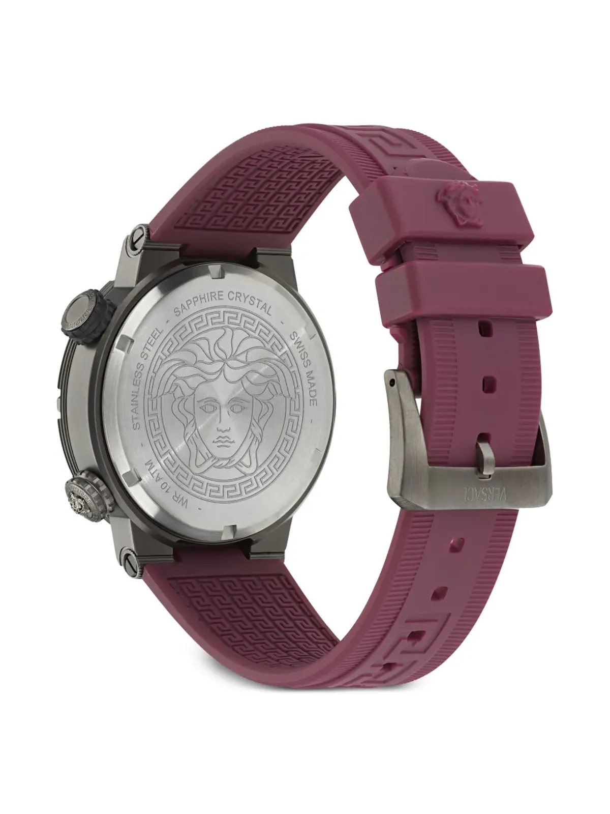 Versace グレカ ロゴ ダイバー 43mm - ブラック - 画像3