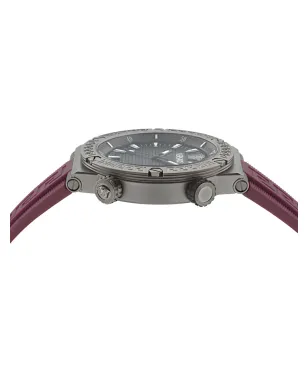 Versace グレカ ロゴ ダイバー 43mm - ブラック - サムネイル4