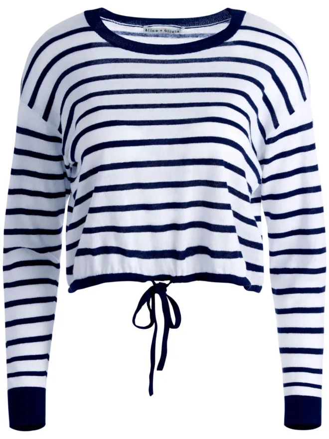 Alice + Olivia alice + olivia Bernetta striped topの商品画像