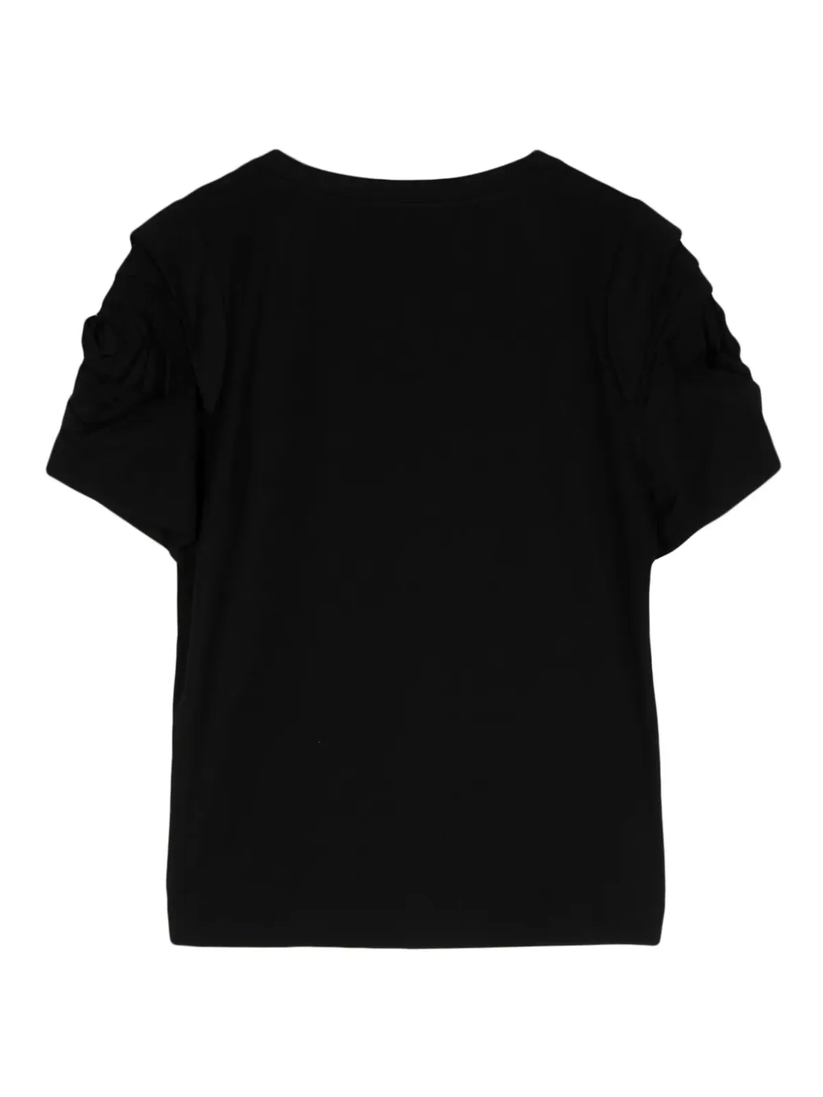 Edward Achour Paris 丸首コットンTシャツ - 画像2