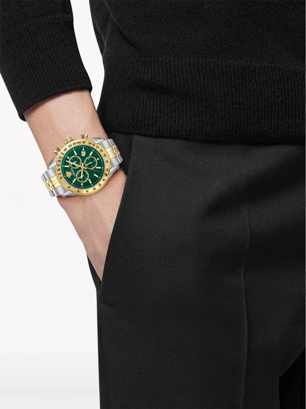Versace クロノマスター 44mm - グリーン - 画像5