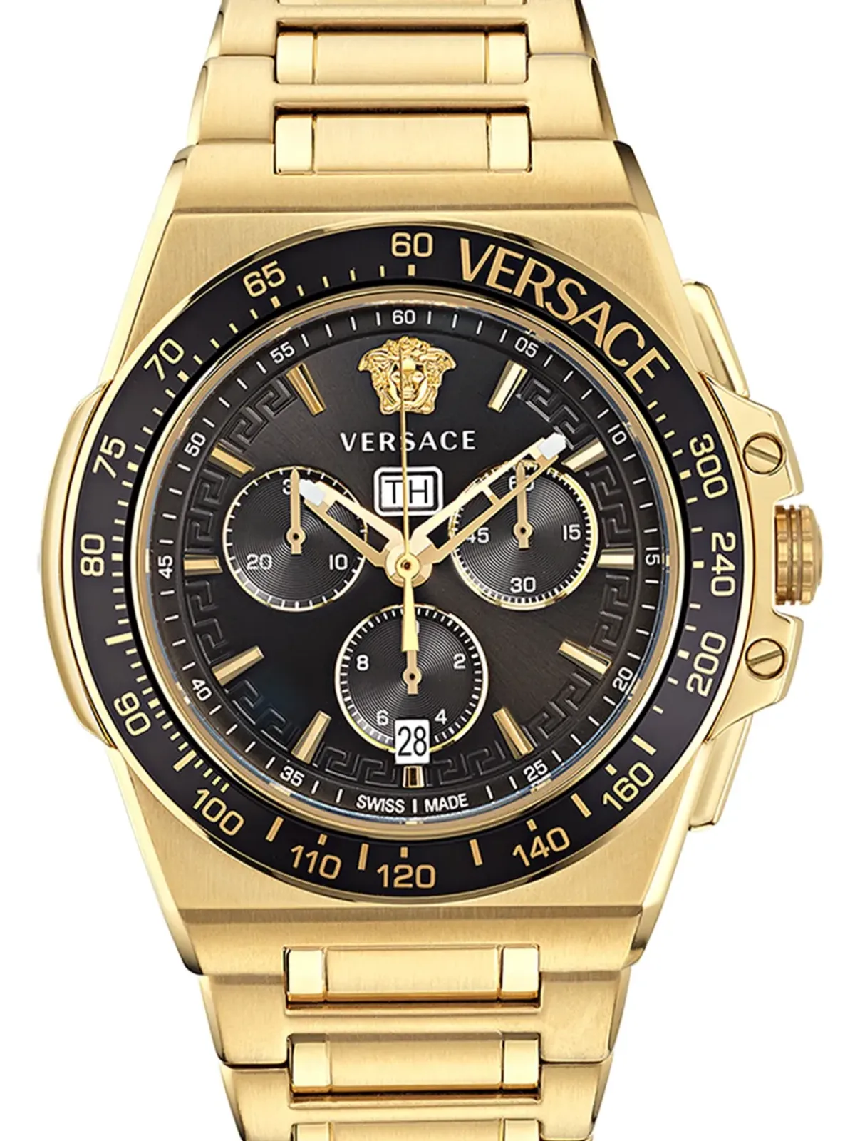 Versace Greca Chrono 45mm - ブラック - 画像2