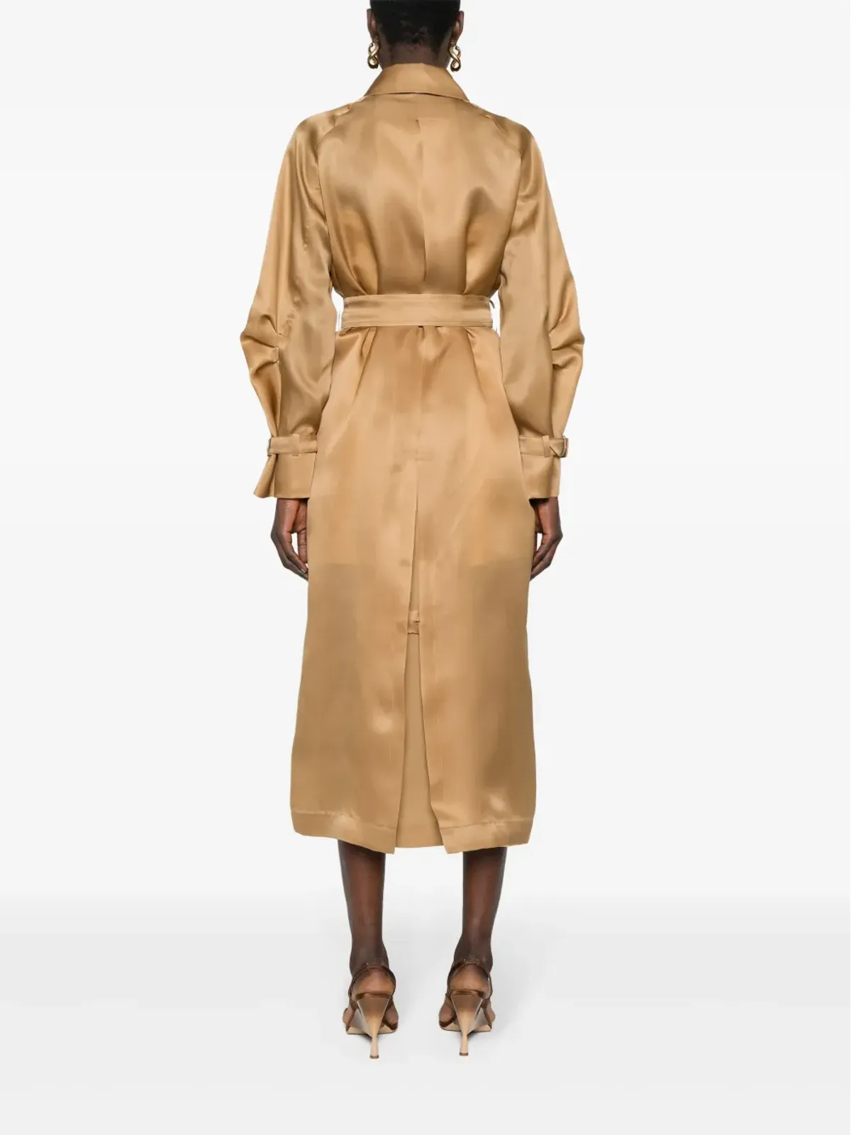 Max Mara Sacco ダブルブレスト トレンチコート - ニュートラルカラー - 画像4