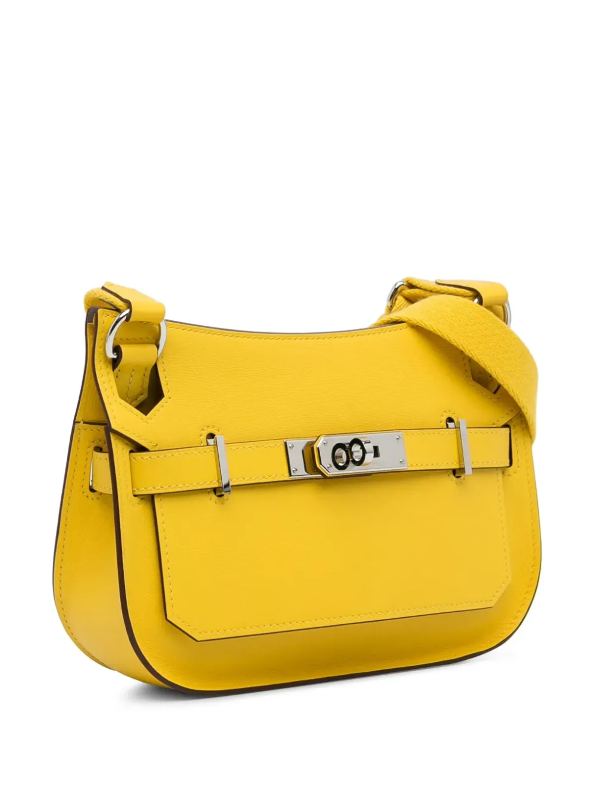Hermès ビンテージ 2009 Hermes Swift Mini Jypsiere - イエロー - 画像3