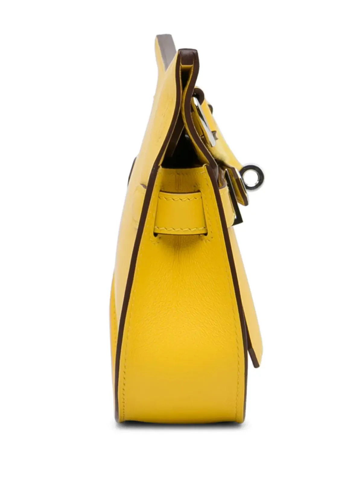 Hermès ビンテージ 2009 Hermes Swift Mini Jypsiere - イエロー - 画像4