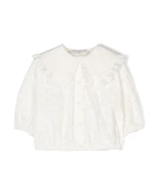 Philosophy Di Lorenzo Serafini Kids オープンワークコットンシャツ - サムネイル1