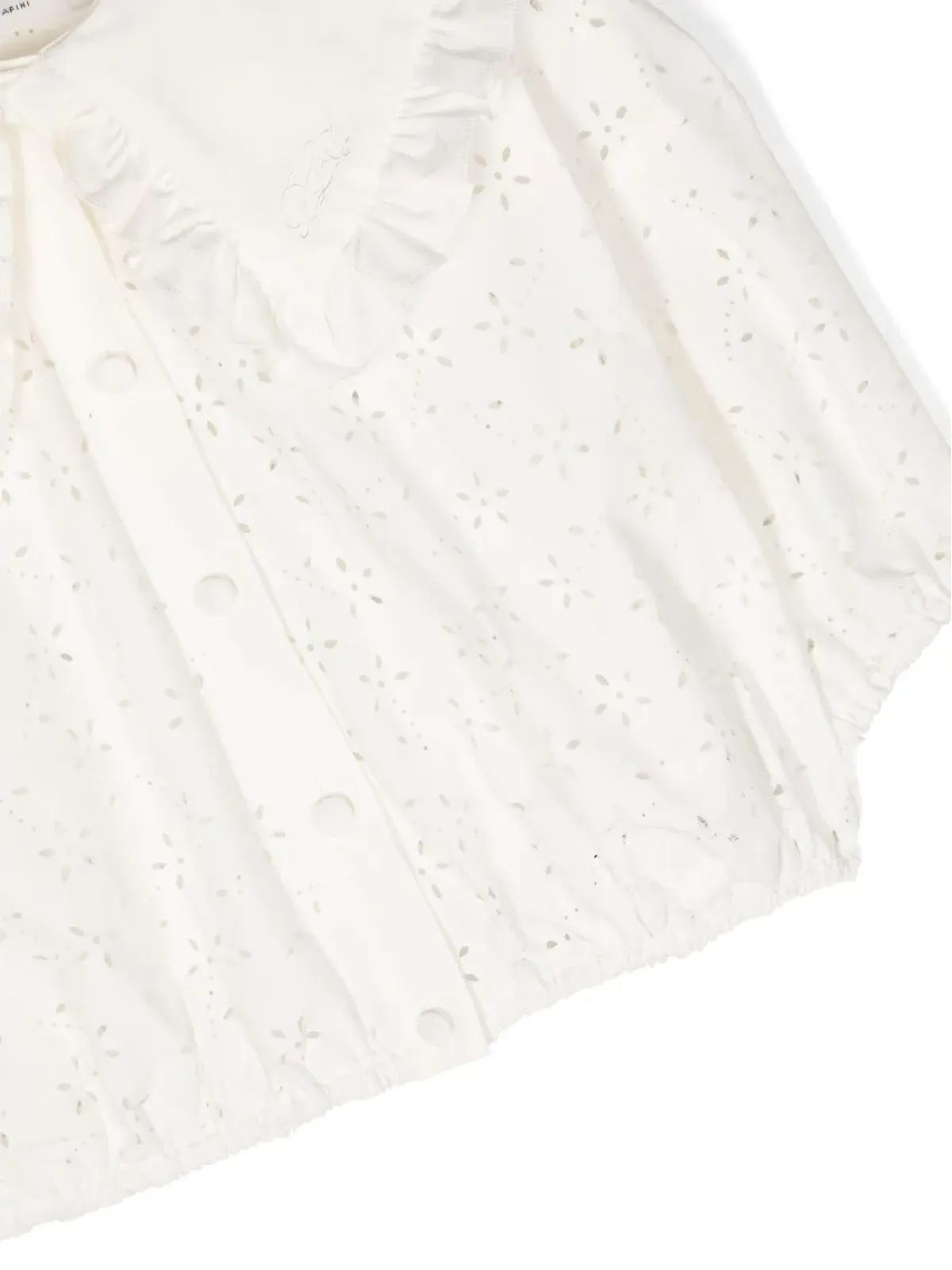 Philosophy Di Lorenzo Serafini Kids オープンワークコットンシャツ - 画像3