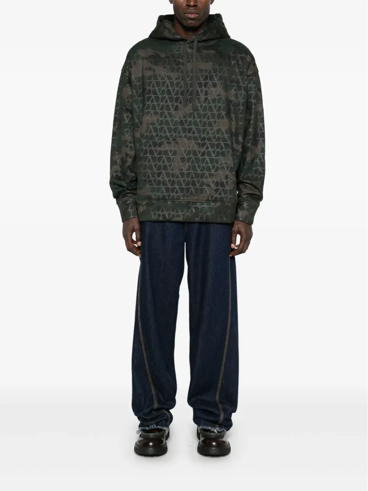 Valentino Garavani Toile Iconographe camouflage hoodie - 画像2