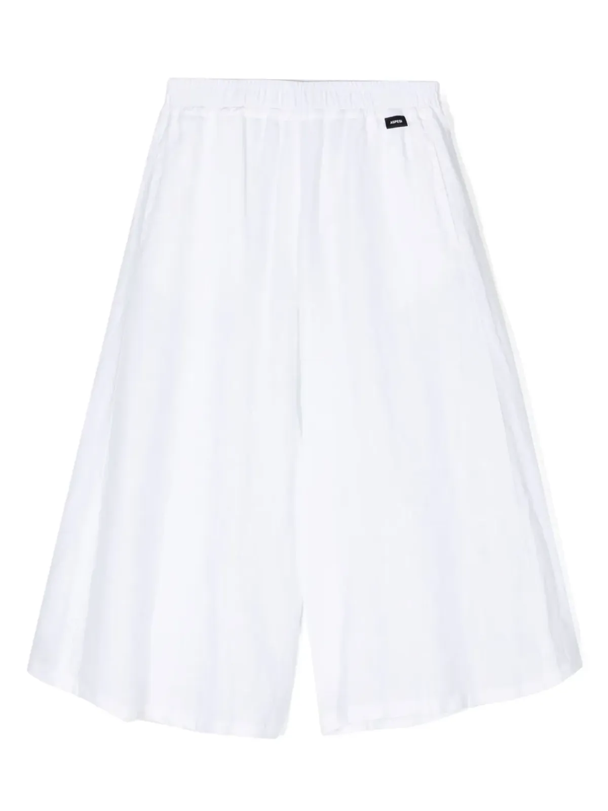 Aspesi Kids ワイドレッグリネンパンツ - White - 画像1