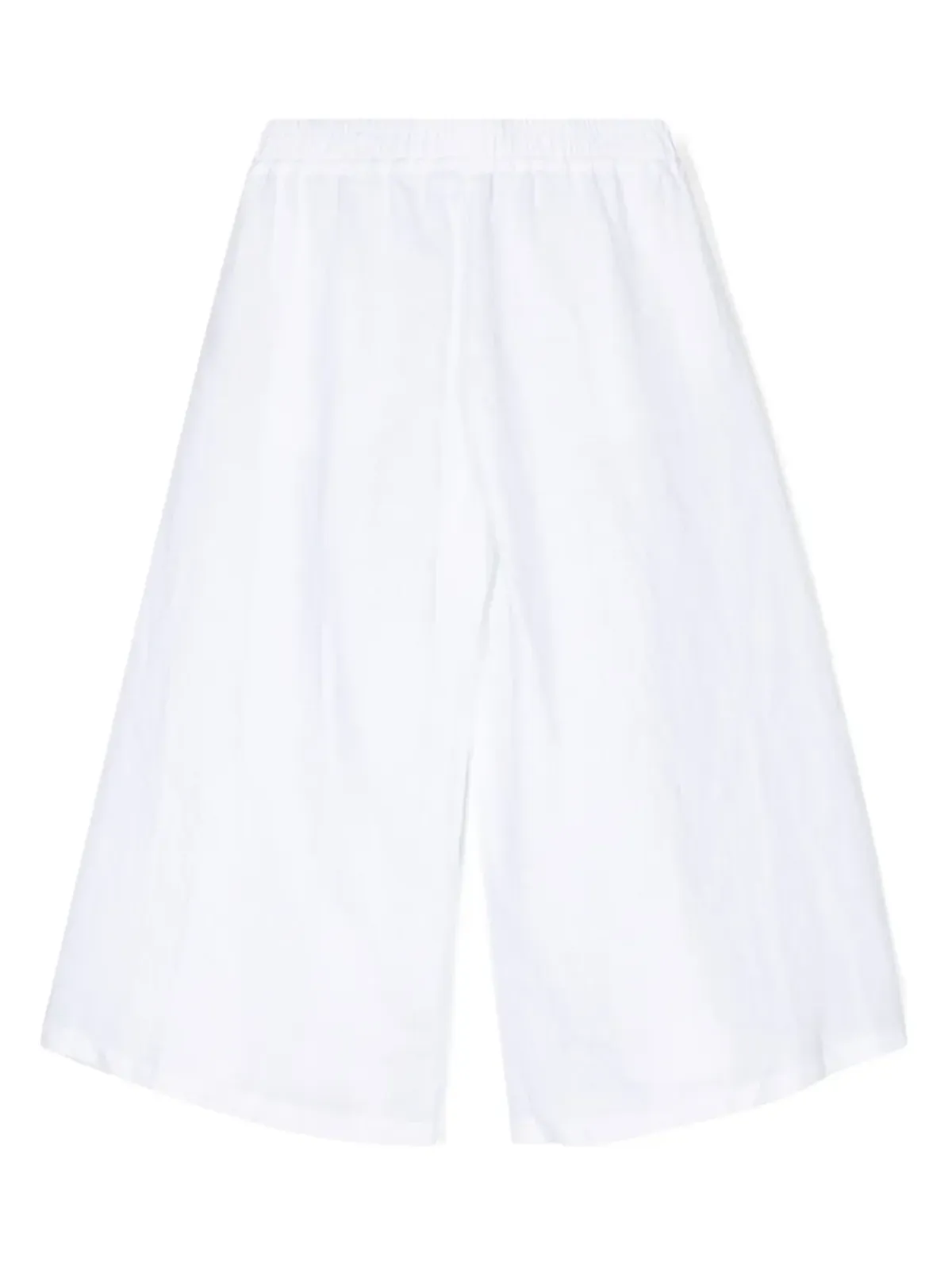 Aspesi Kids ワイドレッグリネンパンツ - White - 画像2