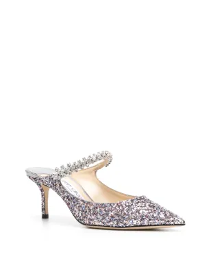 Jimmy Choo ブリング グリッター ミュール - ピンク - サムネイル2