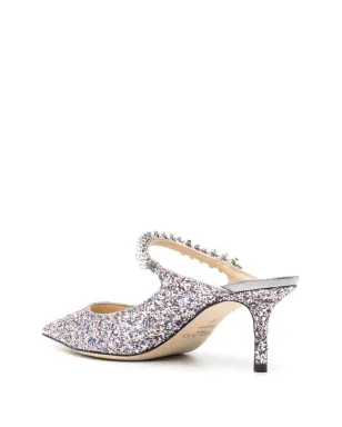 Jimmy Choo ブリング グリッター ミュール - ピンク - サムネイル3
