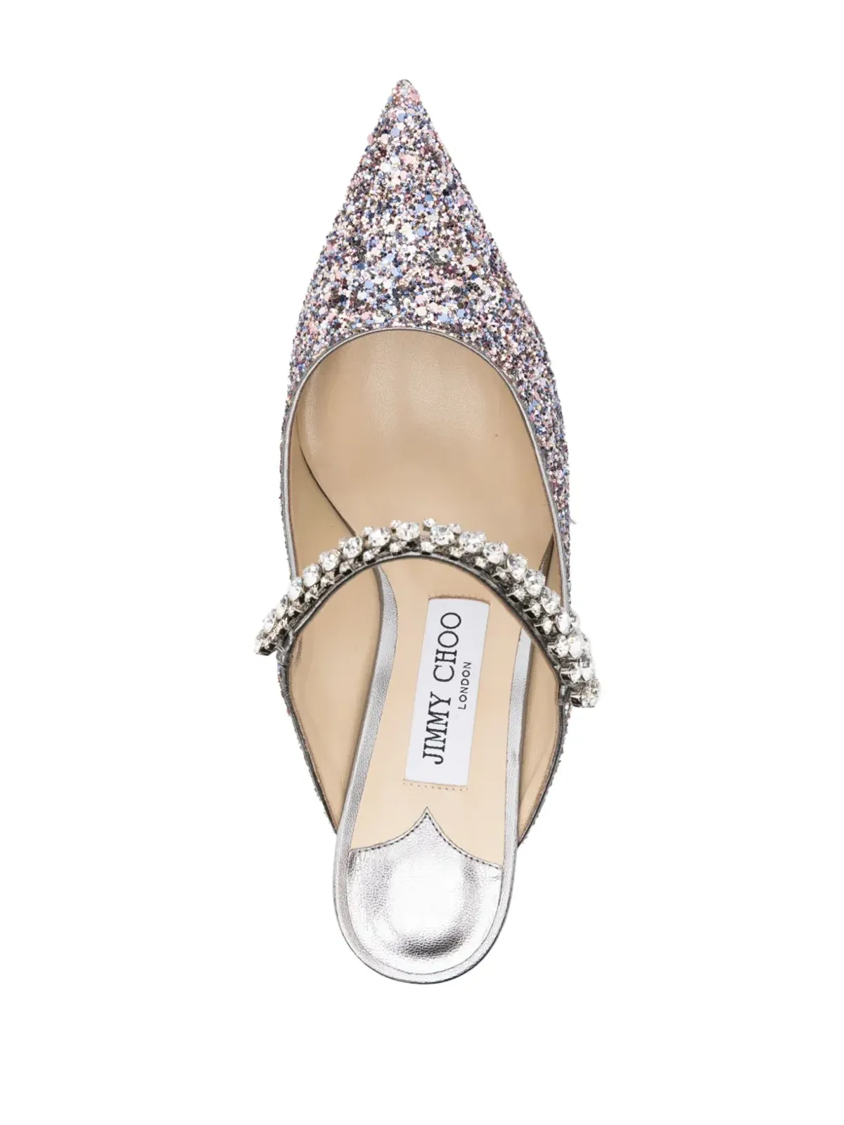 Jimmy Choo ブリング グリッター ミュール - ピンク - 画像4