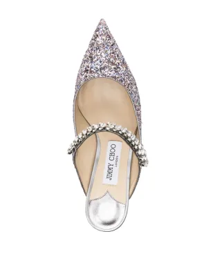 Jimmy Choo ブリング グリッター ミュール - ピンク - サムネイル4