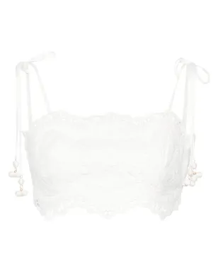 ZIMMERMANN Ottie broderie anglaise blouse - White - サムネイル1
