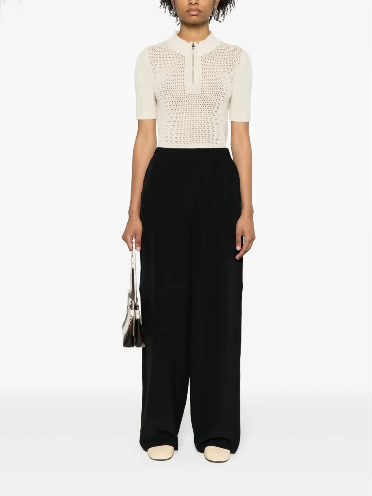 Max Mara Zigano シルク・パラッツォパンツ - 画像2