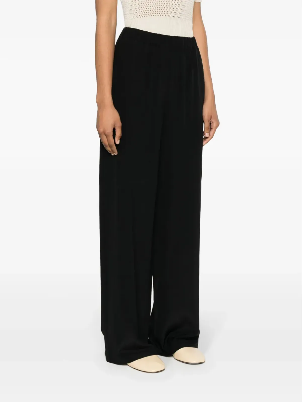 Max Mara Zigano シルク・パラッツォパンツ - 画像3