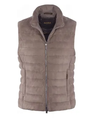 Moorer Calaf パッド入り ノースリーブ ジレ - Brown - サムネイル1