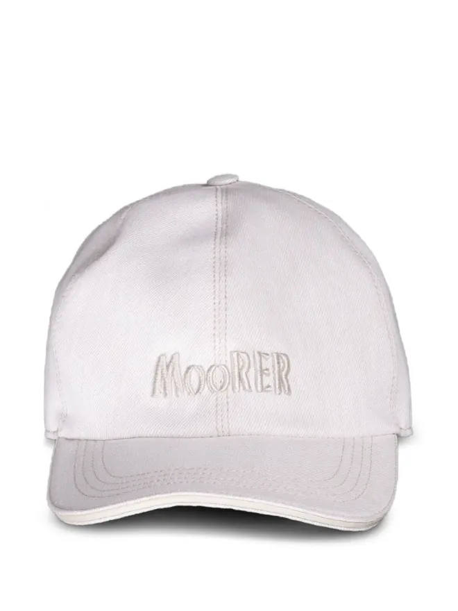 Moorer Moorer ロゴ刺繍ベースボールキャップの商品画像