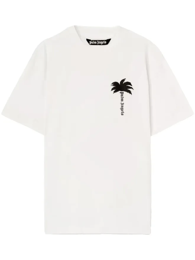 Palm Angels Palm Angels ザ・パーム コットン Tシャツ - ホワイトの商品画像