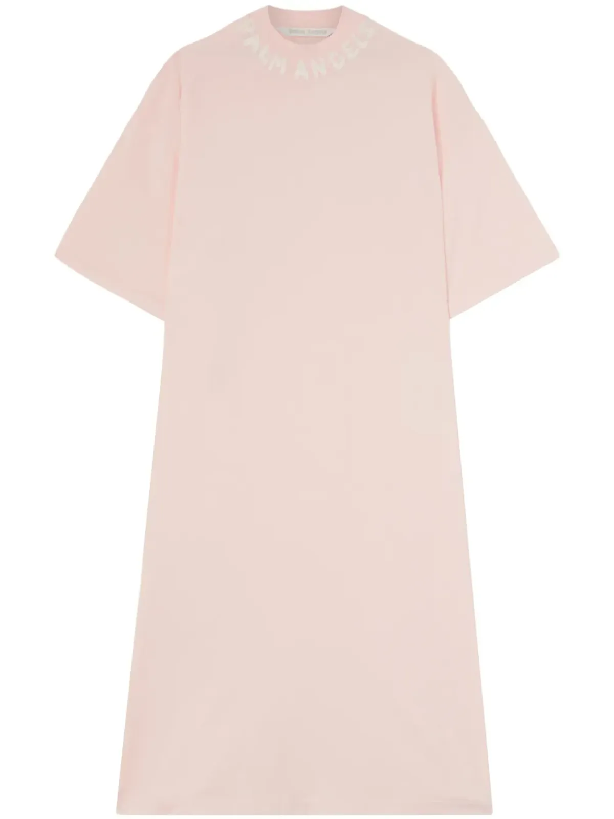 Palm Angels クラシック ロゴ コットン ドレス - ピンク - 画像1