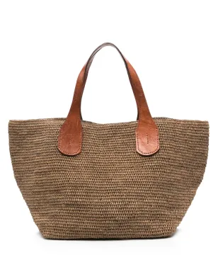 IBELIV 東京II ハンドル付き ウーブン トートバッグ - サムネイル1