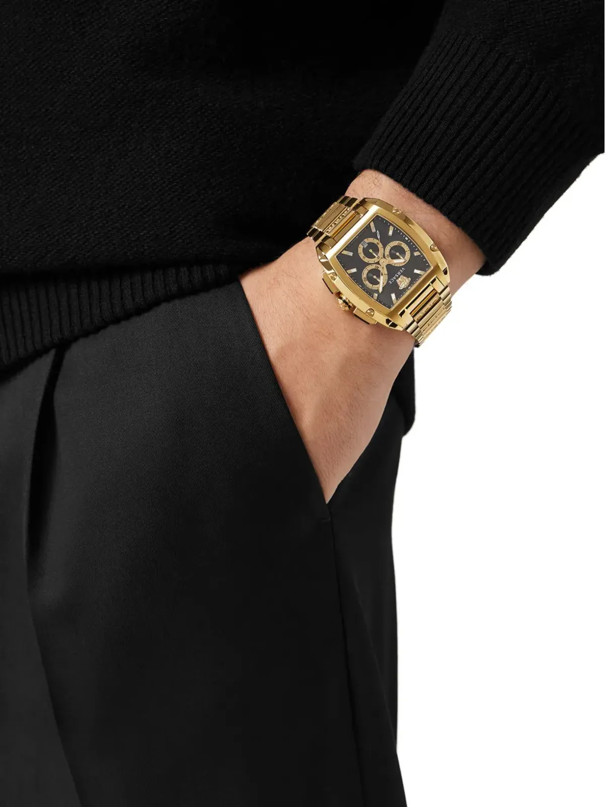 Versace Dominus 42mm ゴールド - 画像5