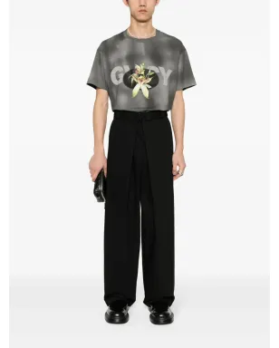 Givenchy ロゴプリント色あせ加工Tシャツ - ブラック - サムネイル2