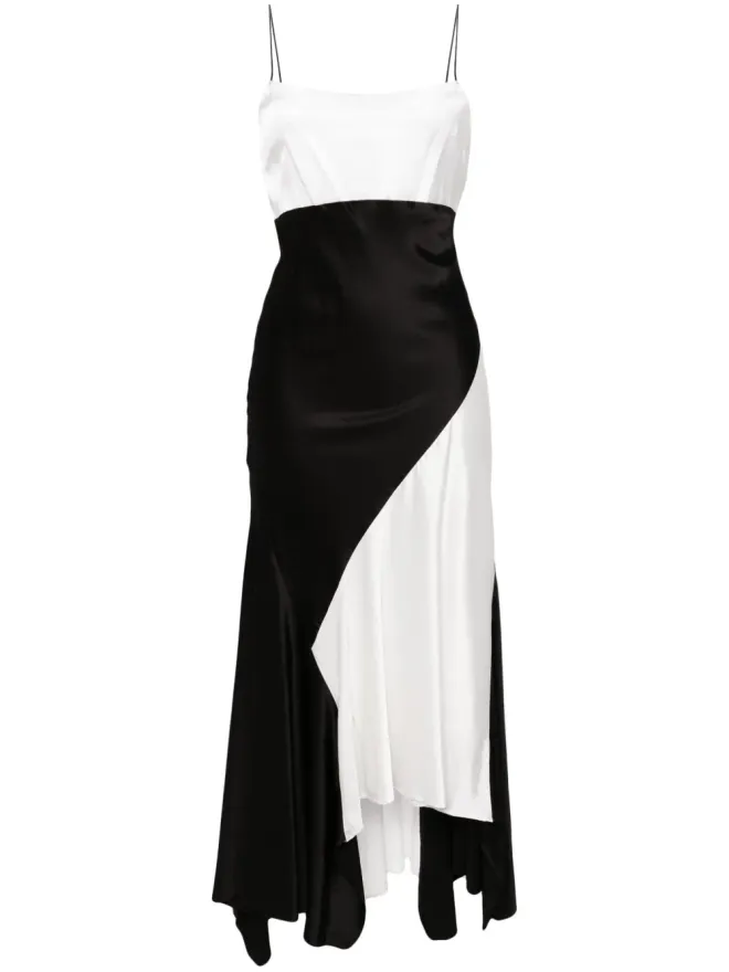 Alice + Olivia alice + olivia ローサ ハンカーチーフ ミディドレスの商品画像