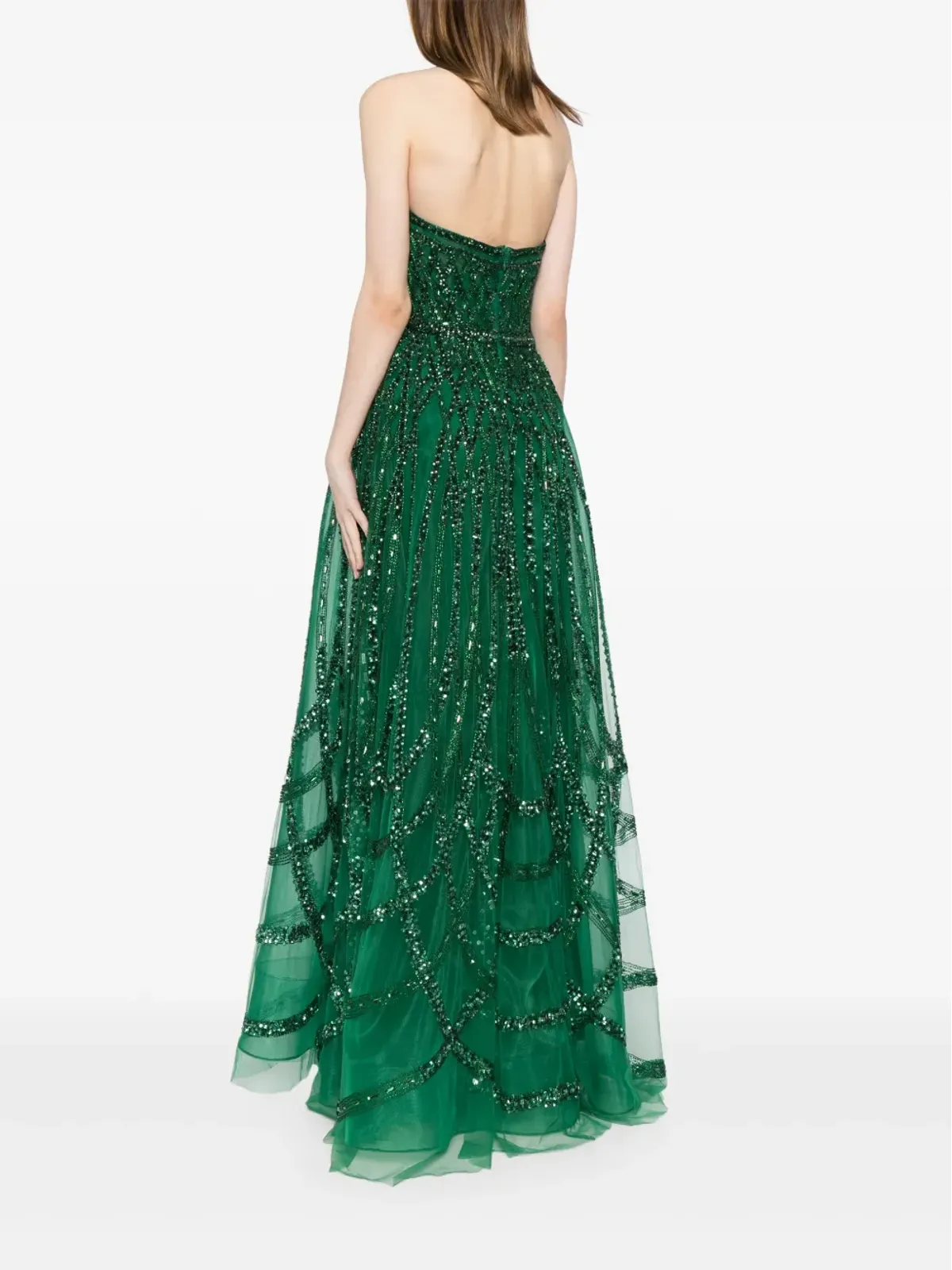 Zuhair Murad ビーズ刺繍コルセットガウン - 画像4