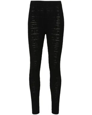 Givenchy 4Gモチーフのニットパンツ - ブラック - サムネイル1