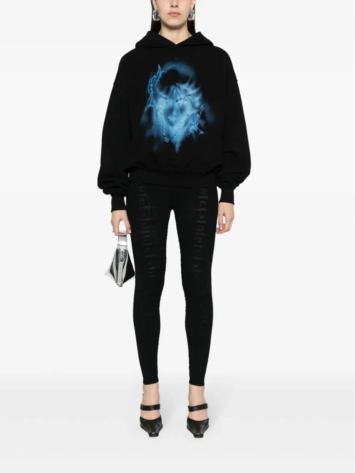 Givenchy 4Gモチーフのニットパンツ - ブラック - 画像2