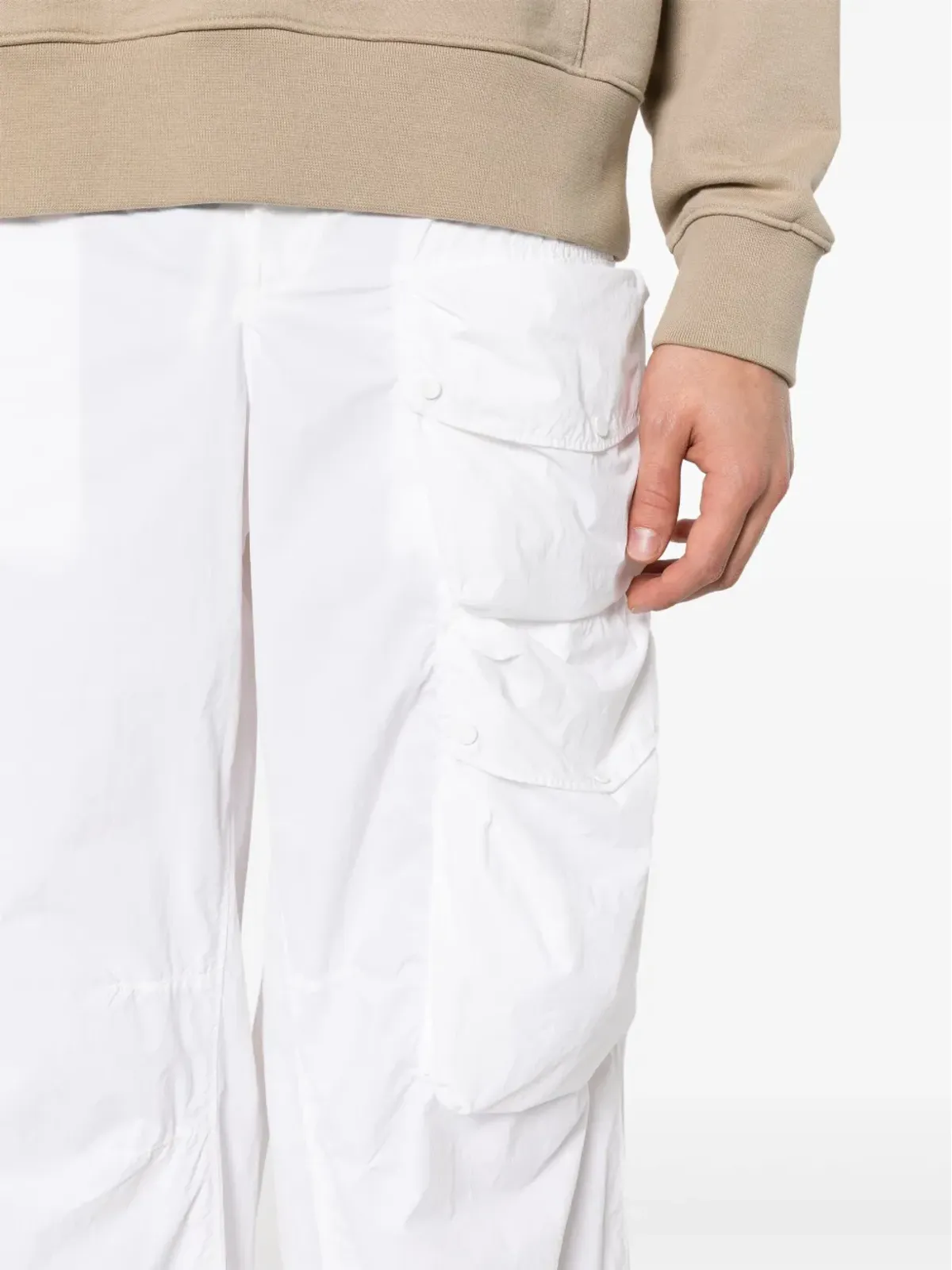 Ten C シワ加工カーゴパンツ - 画像5
