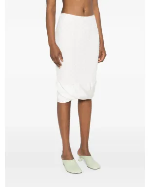 Jil Sander オープンワークミディスカート - サムネイル3