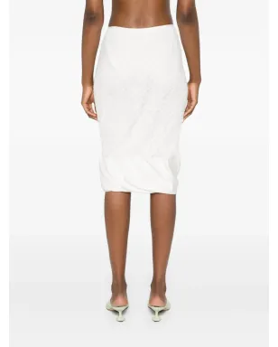 Jil Sander オープンワークミディスカート - サムネイル4