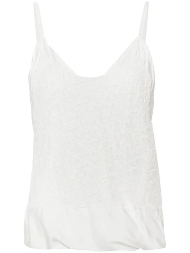 Jil Sander Jil Sander オープンワークディテール タンクトップの商品画像
