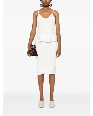 Jil Sander オープンワークディテール タンクトップ - サムネイル2