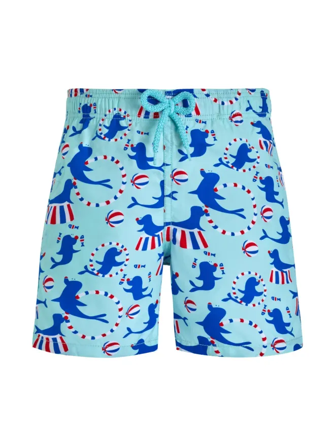 Vilebrequin Kids Vilebrequin Kids ジム グラフィックプリント スイムトランクスの商品画像