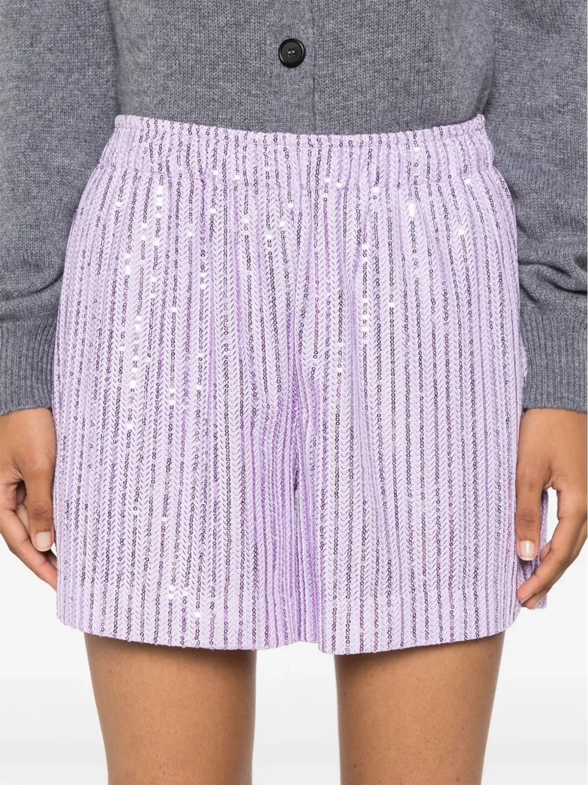 Stine Goya Sganne スパンコール付きショートパンツ - 画像5