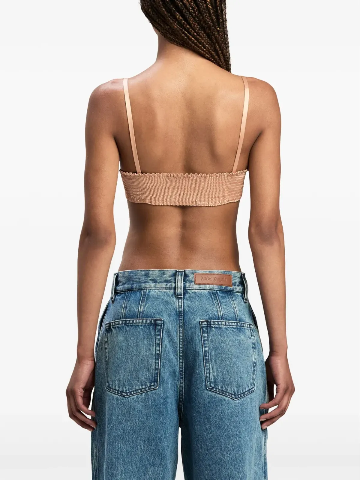 Palm Angels ロゴプレート バルコネット ブラ - Neutrals - 画像5