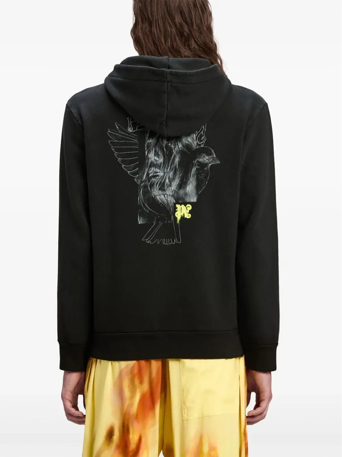 Palm Angels Thinking Pencil コットン フーディー - 画像5