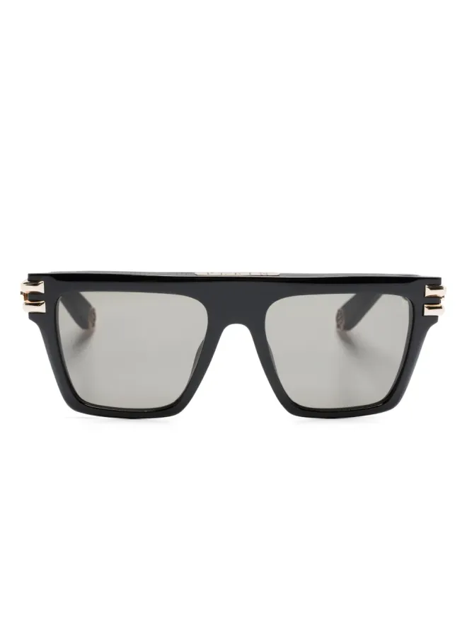 Philipp Plein Eyewear Philipp Plein Eyewear square-frame sunglasses - Blackの商品画像