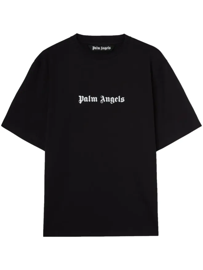 Palm Angels Palm Angels プリント入りコットン Tシャツ - ブラックの商品画像