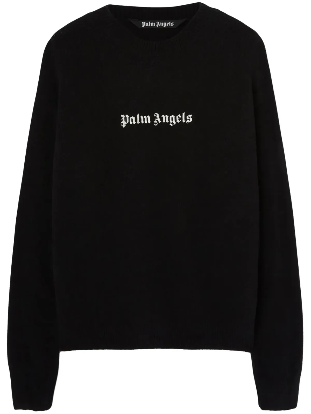 Palm Angels ロゴプリント クルーネック セーター - ブラック - 画像1