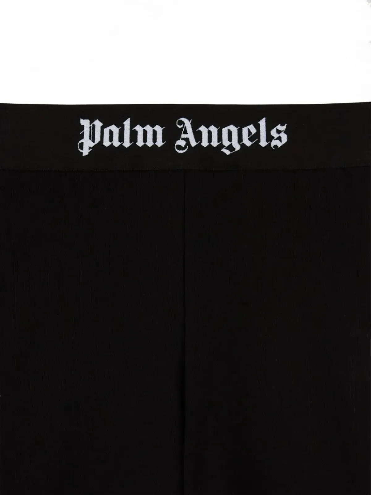 Palm Angels ロゴウェストバンド トラックパンツ - ブラック - 画像2