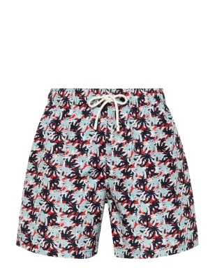 Palm Angels パームス カモプリント スイムショーツ - ブルー - サムネイル1