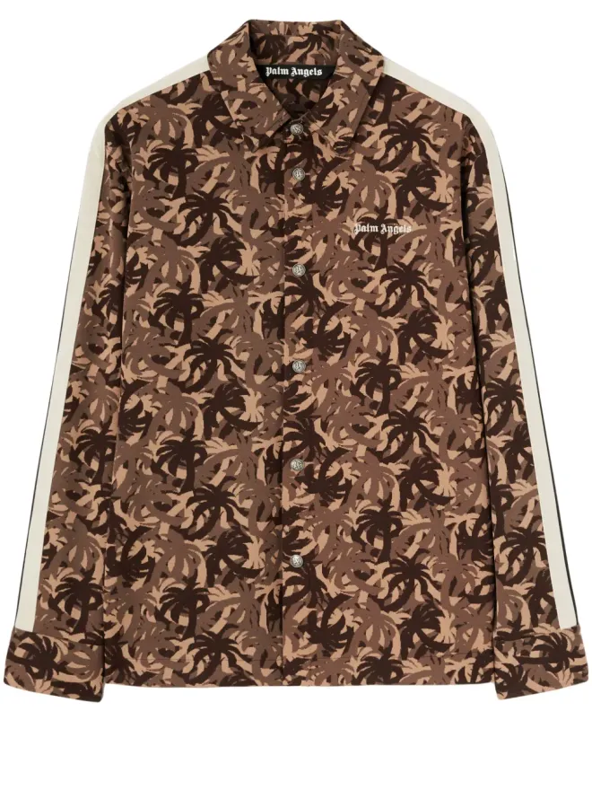 Palm Angels Palm Angels パームス カモフラージュ柄 シャツ - ブラウンの商品画像